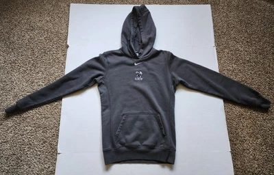 Sudadera con capucha gris pequeña Nike University Of Mary Washington UMW Eagles para mujer Foto 1 de 4