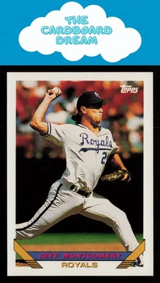 Jeff Montgomery 1993 Topps #130 Kansas City Royals Baseball Card - Image 1 of 2