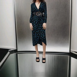 ZARA FLORAL PRINT DRESS SIZE L , XL - Picture 1 of 10