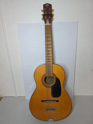 Vintage Sears & Roebuck Harmony Flat Top Acoustic Guitar With Shoulder strap - Image 1 of 4