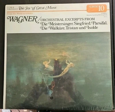 Wagner - Orchestral Excerpts Album 10 Vinyl LP SEALED RCA Custom FW-510 VTG  - Image 1 of 3