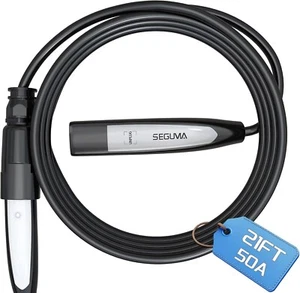 SEGUMA--EV Charger Extension Cable for All Tesla, 50Amp 21ft Max 240V 12kW, NACS - Picture 1 of 7