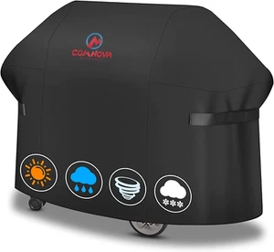 55 Grill Cover - 600D Heavy Duty Waterproof BBQ Gas Cover Weber Char-Broil - Picture 1 of 12