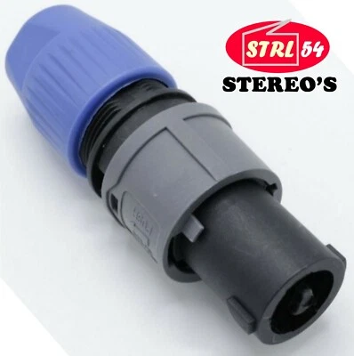Fiche HP connecteur 2 pôles Speaker Twist Speakon 2 contacts ST2F = NL2FC NL2FX
