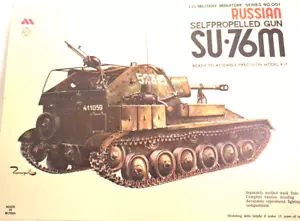 ALAN HOBBIES 1:35 KIT CARRO ARMATO RUSSIAN SELFPOPELLED SU.76M ART 001 - Foto 1 di 1