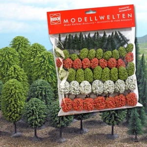 Busch 9769 - 1/87/H0 65 Árboles de Hoja Caduca Y Abetos - Nuevo - Imagen 1 de 1