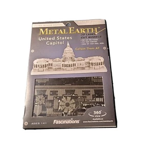 New Fascinations Metal Earth US Capitol Building Laser Cut 3D Metal Model Kit - Bild 1 von 2