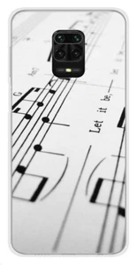 Coque en silicone imprimée compatible Xiaomi Redmi Note 9S Partition de musique - Bild 1 von 3