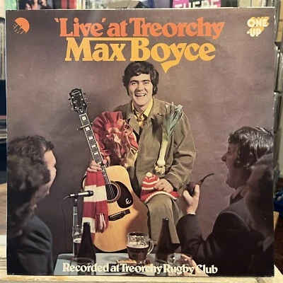 [FOLK/COMEDY/POP]~EXC LP~MAX BOYCE~'Live' At Treorchy~[1974~ONE-UP]~UK Import - Image 1 of 4