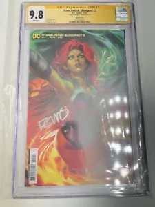 CGC SS 9.8 Titans United Bloodpact #2 *SIGNED* Derrick Chew Variant - Picture 1 of 1
