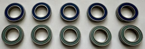 Ten (10) MR 18307 LLU/LLB ABEC-3 C3 Radial Bearings - 18mm x 30mm x 7mm - Picture 1 of 6