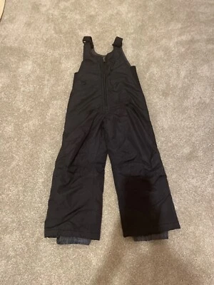 Babero esquí niños negro marca Sierra blanco ideal para niños y niñas y es muy cálido  Foto 1 de 4