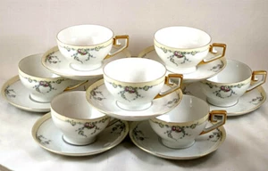 Tazas y platillos Tirschenreuth Studio 4179 Baviera - Imagen 1 de 11