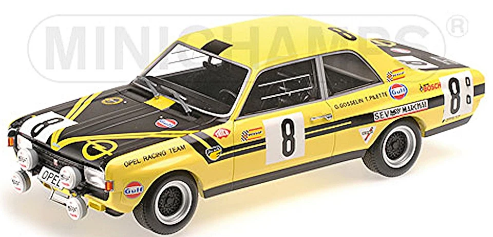 Opel Commodore A Steinmetz 24H Spa 1970 #8 Pilette Gosselin 1:18 Minichamps - Image 1 of 1