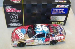 1:24 2002 RACING CHAMPIONS CHROME CHASE CAR #36 M&M'S 4TH KEN SCHRADER #67/199! - Picture 1 of 8