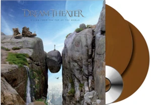 Dream Theater - A view from the top of the world Brown 2 Vinyl LP + CD 1000 WW - Foto 1 di 2