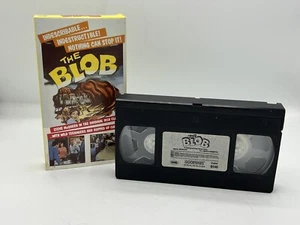 Vintage 1990 The Blob VHS Good Times Home Video - 1958 Cult Classic SciFi Horror - Picture 1 of 5