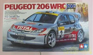 Tamiya Peugeot 206 WRC 2001 Auto/Camion Giappone F/S - Foto 1 di 6