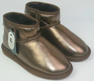 Brand New Emu Australia Metallic Stinger Mini Ugg Boots Size 6 RRP: $149.95 - Picture 1 of 6
