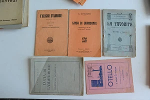5 LIBRETTI D'OPERA DEL PRIMO NOVECENTO DI DONIZETTI, SHAKESPEARE - Bild 1 von 1