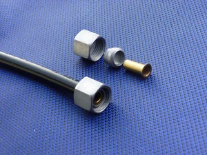 Schraubanschluß M16 für 10mm Kunststoff / Benzinleitung Poliamid mit 8mm innen  - Bild 1 von 2