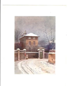 James S. Ogilvy 1911 piatto a colori Londra Tom Hood's House, Olm Tree Road - Foto 1 di 2