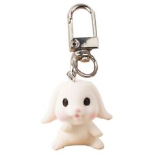 Bunnies Keychain for Women Men Rabbit Key Rings Cute Bag Pendant Charm Accessory