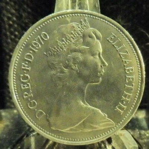 CIRCULATED 1970 10 NEW PENCE UK COIN (80819)2..... - Picture 1 of 3