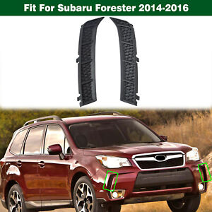 1Pair Front Bumper Lower Bar Grille Grill Molding for SUBARU Forester 2014-2016