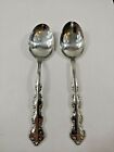 2-Oneida Deluxe~Mozart~Oval/Place Soup Spoons Stainless 6 3/4" Free Ship!