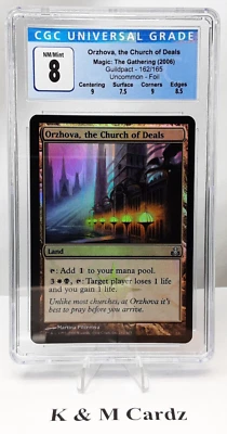MTG - Guildpact - Orzhova, the Church of Deals - Foil - Graded - CGC 8.0 - Image 1 of 4