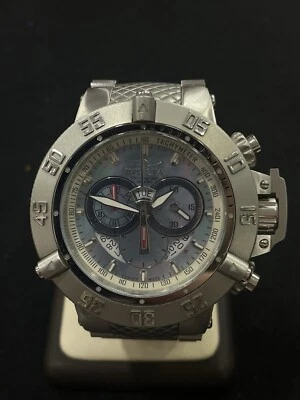 Invicta 4568 SUBAQUA NOMA IIl cronógrafo suíço mostrador azul esfregão relógio masculino 50mm - Imagem 1 de 4