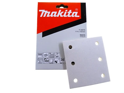Schleifpapier Makita Klettbefestigung 114 x 102mm K240 Pack à 10 St. Körnung 240 - Bild 1 von 3
