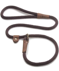 Mendota Pet Slip Leash - Dog Lead and Collar Combo 1/2" X 6' Brown Model: 02820 - Picture 1 of 7