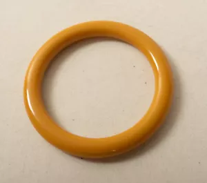 Bracciale in bachelite Butterscotch (R3F/JSF6) giallo dorato cerchio liscio - Foto 1 di 5