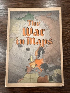 The War in Maps 1939-1940 (Nazi Propaganda) English - Imagen 1 de 11