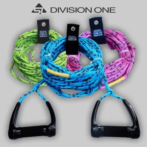 Social Race Water Ski Rope & Double SUEDE Handles - Picture 1 of 11