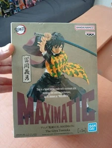 BANPRESTO Demon Slayer Kimetsu no Yaiba Maximatic The Giyu Tomioka Figure New - Foto 1 di 4