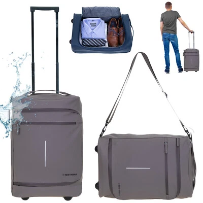 Trolley Handgepäck Koffer Damen IATA New Rebels Harper 50 cm Tasche 39 Taupe +g - Bild 1 von 4