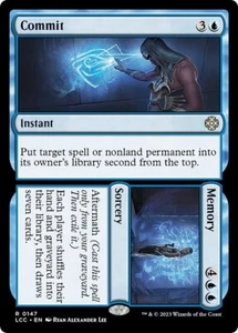 COMMIT // MEMORY mtg quasi nuovo Commander Lost Caverns of Ixalan raro - Foto 1 di 1