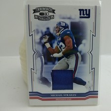 2005 Donruss Throwback Threads Michael Strahan #97 HOF