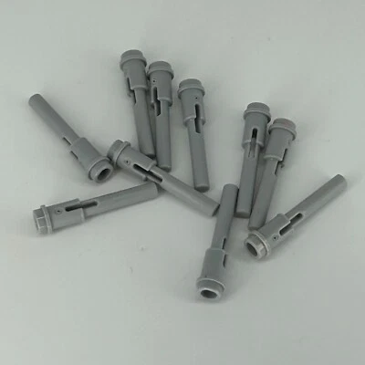LEGO Parts 61184 (10pcs) Technic Half Pin 2L Bar Extension Light Bluish Gray - Image 1 of 3