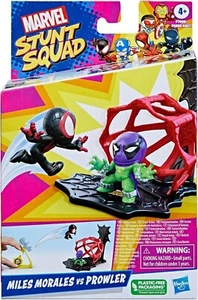 Marvel Stunt Squad Miles Morales vs. Prowler Toy Playset - Picture 1 of 3