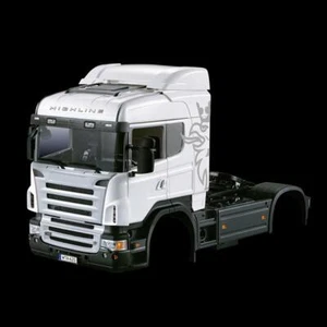 1/14 RC TOUCANRC Body Midtop Trailer Tractor Truck Car Shell Model 801B 2Axle - Picture 1 of 1