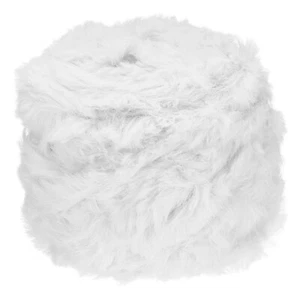 70yds Faux Fur Yarn, Fuzzy Yarn Crochet Fluffy Yarn Soft, White - Picture 1 of 7