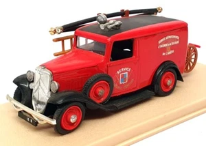 Eligor 1/43 Scale 1028 - 1934 Citroen 500Kgs Sapeurs Pompiers Fire Van - Red - Picture 1 of 5