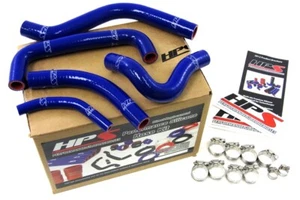 HPS Blue Silicone Radiator Hose Kit Coolant OEM Replacement 57-1258-BLUE RMZ450 - Imagen 1 de 4