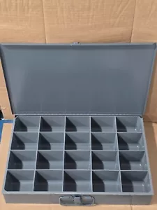 DURHAM 111-95 - DL 20 W/C - No.95 GRAY - (Pack of 1) STEEL ORGANIZER BIN - NEW! - Picture 1 of 2