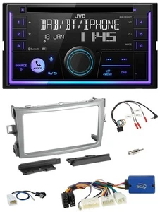 JVC Lenkrad USB 2DIN DAB Bluetooth CD Autoradio für Toyota Verso 2009-2018 silbe - Bild 1 von 12