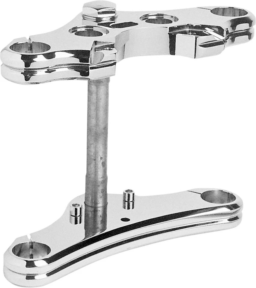 Accutronix 39mm Raked Chrome Triple Tree Conversion Kit (TWD39-EHLCK2) - Image 1 of 1